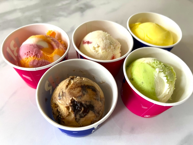 ふるさと納税の返礼品（アイスクリーム）